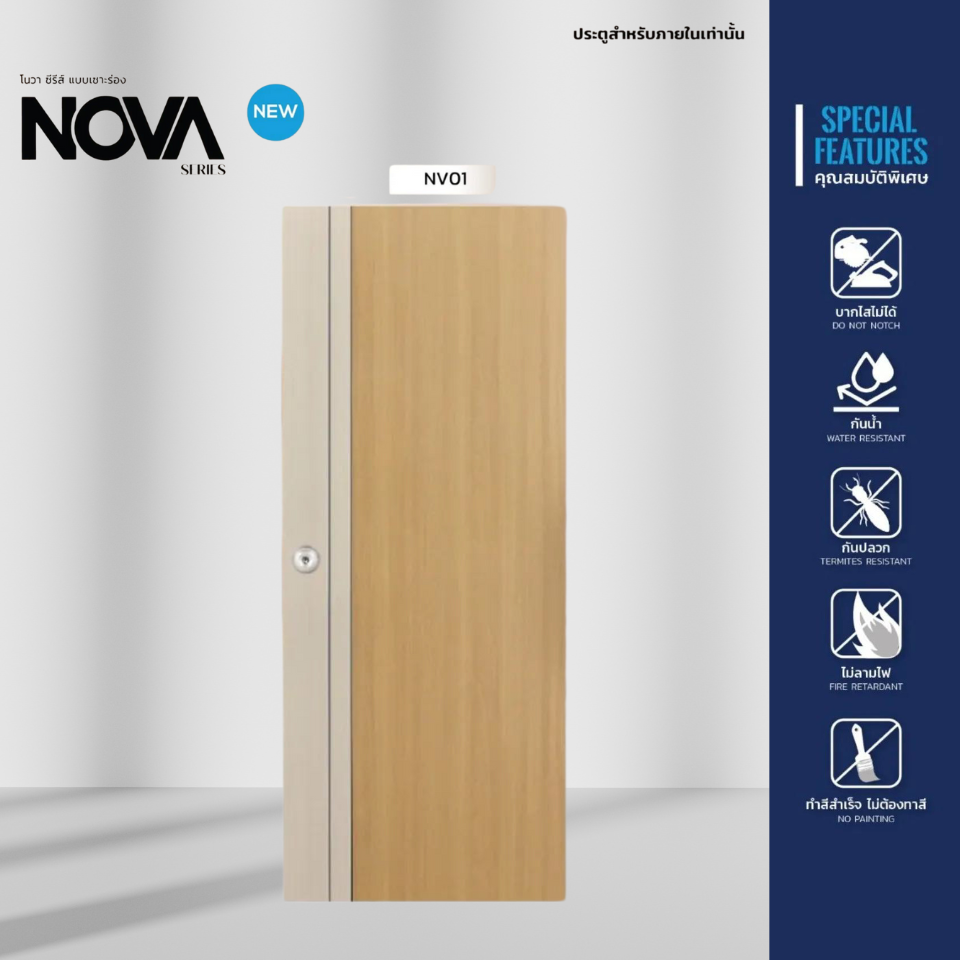ประตูupvcใช้ภายในNV01