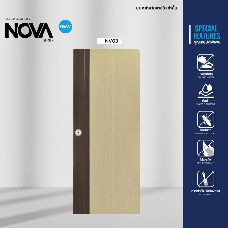 ประตูupvcใช้ภายในNV03