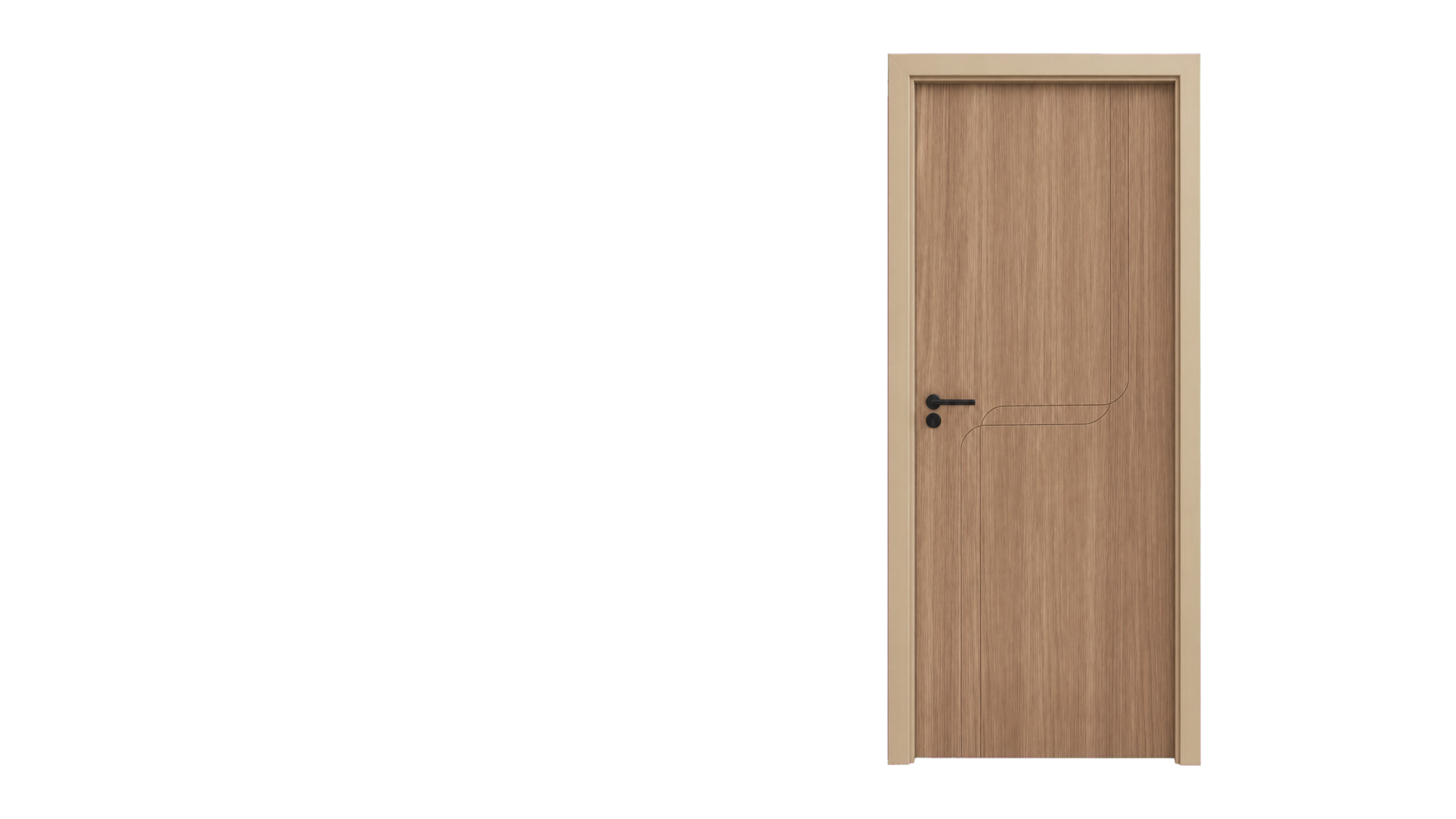 ประตู Polywood REVO ลายไม้พร้อมวงกบ